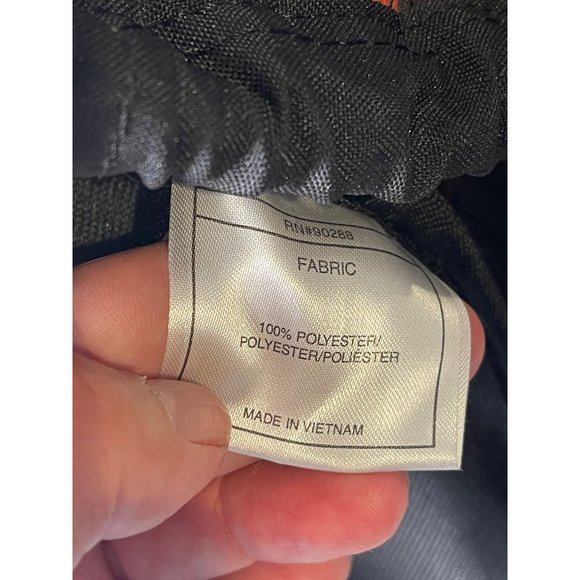 Adidas Thunder Drawstring Sackpack Geometric Black Gym Bag - Picture 4 of 5